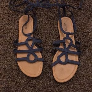 Women’s JustFab Blue Sandals Size 10